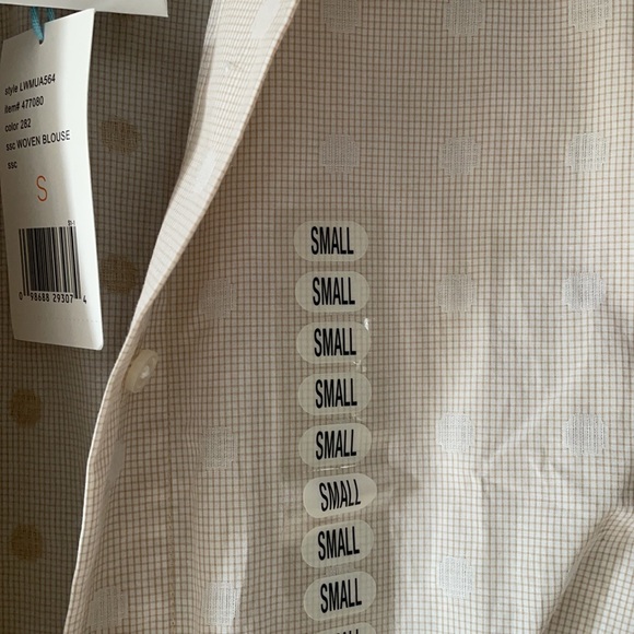 🎁 NWT LizWear US small Women’s Button Down Top - Picture 6 of 6